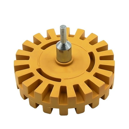 

Tomshoo 4 inch Pneumatic Rubber Remover Wheel Car Decal and Sticker Removal Eraser Decal Removal Scraper Tools
