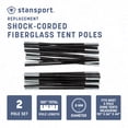 thumbnail image 3 of Stansport Replacement Shock-Corded Fiberglass Tent Poles for 723-200, 3 of 6
