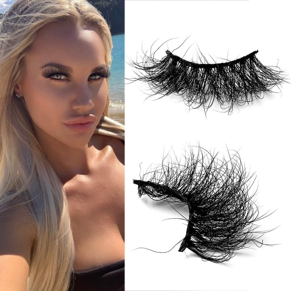 Pestañas postizas Miuhair Beauty Fluffy Mink 25 mm, 1 par