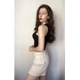 thumbnail image 3 of Pinspark Comfy Shorts for Women Lounge Casual Short Soft Workout Sports Wear Elastic High Waisted Cargo Pockets, 3 of 6