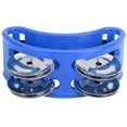 thumbnail image 3 of Pandereta elíptica de percusión Bling Bling Jingle Foot Bell azul, 3 of 12