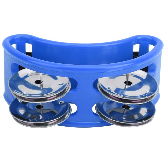 Foot Tambourine Percussion, Portable Lightweight Elliptical Hand Foot Jingle, For KTV Band