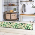 thumbnail image 3 of SKYSONIC 2'X6' St Patrick Shamrock Runner Rug with Rubber Backing, Retro Style Non Slip Entryway Rug Runner Washable Soft Area Rug Carpet for Hallway Bedroom Kitchen Decor, 3 of 6