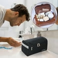 thumbnail image 5 of Fiudx Bolsa de Viaje, Gran Capacidad, Neceser Pie Sintético, Diseño Portátil, Ideal para Viajes de Negocios, Regalo para Hombre y Mujer, con Cremallera Suave y Duradera., 5 of 5