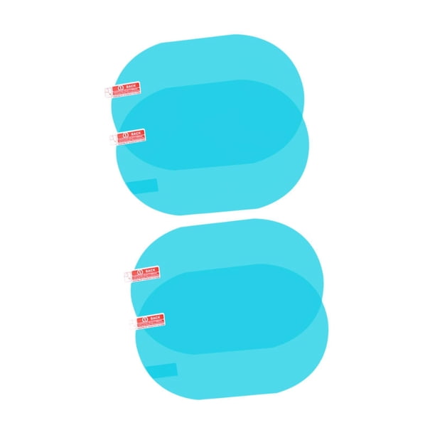 4 láminas protectoras transparentes para espejos retrovisores de coche, resistentes intemperie, para camiones y coches.