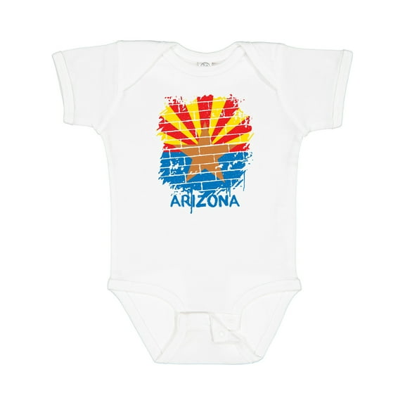 Inktastic Graffiti Arizona State Flag Boys or Girls Baby Bodysuit