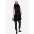 thumbnail image 2 of Ellos Women's Long Hooded Puffer Vest, 2 of 3