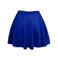 thumbnail image 3 of J. METHOD Women’s Skater Skirt Elastic Waist Casual Mini Flared Swing Pleated Skirts Made in USA NEWSK06 Royal Blue L, 3 of 6