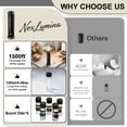 thumbnail image 3 of Waterless Scent Diffuser Starter Kit with 5 Essential Oils, Luxury Hotel-Class 1500 Sq ft Cover Aromatherapy Diffuser Oil Machine, 6 Mist 4.06Oz Air Diffusers for Home Large Room Hotel SPA, 3 of 10