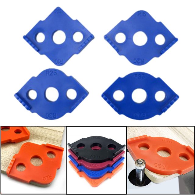 Guardoinrt Professional 4x Router Corner for Smooth Blue 111x80x18mm 1Set