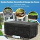 thumbnail image 2 of Bcc Cubierta Para Muebles De Jardín, 150 x 120 x 71 Cm Poliéster Negro Tela Oxford Cubierta Para Muebles De Jardín Cubierta Impermeable Para Mesa De Jardín Con Cordón Y Broche, 2 of 4