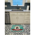 thumbnail image 3 of Carolines Treasures BB1553RUG Basset Hound Merry Christmas Machine Washable Memory Foam Mat, 3 of 4