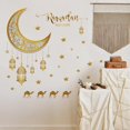 thumbnail image 3 of Un conjunto de pegatinas de pared, lámpara de luna, estrellas, pegatina decorativa, decoración de pared para dormitorio, baño, sala de estar, oficina, 3 of 4