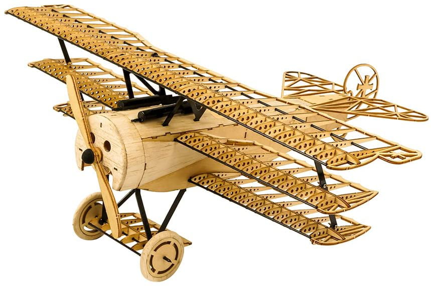 Aeroplane Biplane Plane aircraft Jigsaw 3D  DIY Wooden Model Kit Puzzle Kid Toy 