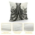 thumbnail image 4 of Leisuo Throw Pillow Cover Vintage Cool Wild Decor Lumbar Pillow Case Cushion for Sofa Couch Bed Standard white, 4 of 5