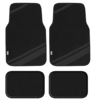 FH Group Universal Fit Stripes Carpet Car Floor Mats for SUV Van Truck, Full Set