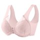 thumbnail image 4 of 2 piezas de sujetador de yoga sin aros con hebilla frontal y encaje para mujer: informal, sexy, sin costuras y ajustable, 4 of 5