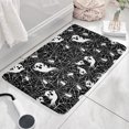 thumbnail image 3 of Ghost and Spider Web Halloween Flannel Non Slip Door Rugs,Washable Door Mats Indoor,Decorative Door Mats,Dirt-Resistant and Absorbent Doormat for Entrance,Bedroom,Kitchen,Bathroom,23.5"x16", 3 of 5