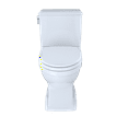 thumbnail image 2 of TOTO® Connelly® Two-Piece Elongated Dual-Max®, Dual Flush 1.28 and 0.9 GPF Universal Height Toilet with CEFIONTECT, Cotton White - CST494CEMFG#01, 2 of 5