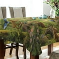 thumbnail image 3 of Ryvnso Deer Birds Butterflies in Forest Rectangle Table Cloth Tablecover Dinning Tablecloth 60"x60", 3 of 8