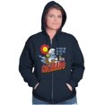 thumbnail image 3 of Colorado Flag Outdoor Camping Smurfs Zip Up Hoodie Men's Women's Brisco Brands S, 3 of 6