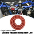 thumbnail image 2 of Unique Bargains Silicone Vacuum Tubing Hose Line Automotive Vacuum Hose Engine Air Intake Red ID 8mm 9.84ft Length, 2 of 7