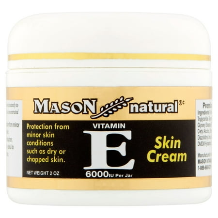 Rub 2 Ounce Cream - Mason Natural Vitamin E Skin Cream, 6000 IU, 2 oz