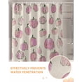 thumbnail image 6 of Fall Shower Curtain Pink Bathroom Curtains with Hooks, Waterproof Fabric Watercolor Pumpkin Thanksgiving Bath Shower Curtains Set for Bathroom Bathtubs Decor 72x84 Inch, 6 of 7