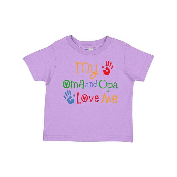 Inktastic Oma and Opa Love Me Grandchild Boys or Girls Toddler T-Shirt