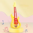 thumbnail image 1 of Fiudx Ofertas de la semana Guitarra de juguete para niños, ukelele de 4 cuerdas, simulación de luz musical, Mini instrumento Musical, regalo para niños y niñas, regalos de cumpleaños y vacaciones, 1 of 6