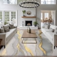 thumbnail image 3 of 5'x8' Area Rugs, Marble Grey Indoor Outdoor Area Rug for Living Room Bedroom, Modern Gold Luxury Neutral Texture Washable Bathroom Rugs Kitchen Floor Carpet Mats Home Decor Aesthetic, 3 of 8