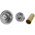 thumbnail image 1 of Complete Sink Strainer Assembly - with Snap-In Basket, Stainless Steel, 1 of 1