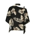 thumbnail image 5 of Fesfesfes Womens Tees Women Casual Half Sleeve Halter Neck Off Shoulder Printed And Solid Loose Pullover Blouse Tops Womens Work Shirts M(US:6), 5 of 6