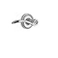 thumbnail image 3 of Nostalgic Warehouse Rope Rose Single Dummy Swan Lever in Bright Chrome, 3 of 3