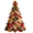 Gingerbread man, variant on Christmas Quilted Tree DIY Craft Kit, 3D Fabric Patchwork Set for Beginners, Handmade Tabletop Holiday Decor for Mantel Shelf Office Display