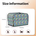 thumbnail image 5 of Haiem Transport Print Toaster Covers 2 Slice Wide Slot,Bread Dust Cover & Fingerprint Protection,Bread Machine Cover,Appliance Covers, 5 of 7
