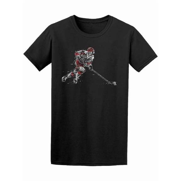 Ice Hockey Player Sports Tee Men's -Image by Shutterstock