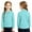 Turquoise#02, variant on Grblisyd Boys Girls School Uniform Long Sleeve Polo Shirt Button Closure Comfortable & Soft Back to School Top