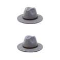thumbnail image 4 of Sombrero Sonducket con hebilla de cinturón grande Gris claro 58cm, 4 of 6
