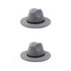 thumbnail image 4 of Sombrero Sonducket con hebilla de cinturón grande Gris claro 58cm, 4 of 6