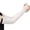 Gray, variant on Men's Ruched Long Sun Protection Arm Sleeves Elegant Fingerless Stretchy Cooling Sleeves UV Blocking Breathable for Outdoor Cycling Free Size