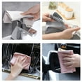 thumbnail image 4 of BVXEEP Kitchen Towels, 5 Pack Microfiber Cleaning Dish Cloths for Washing Dishes Dish Towels and Dishcloths, 4 of 9
