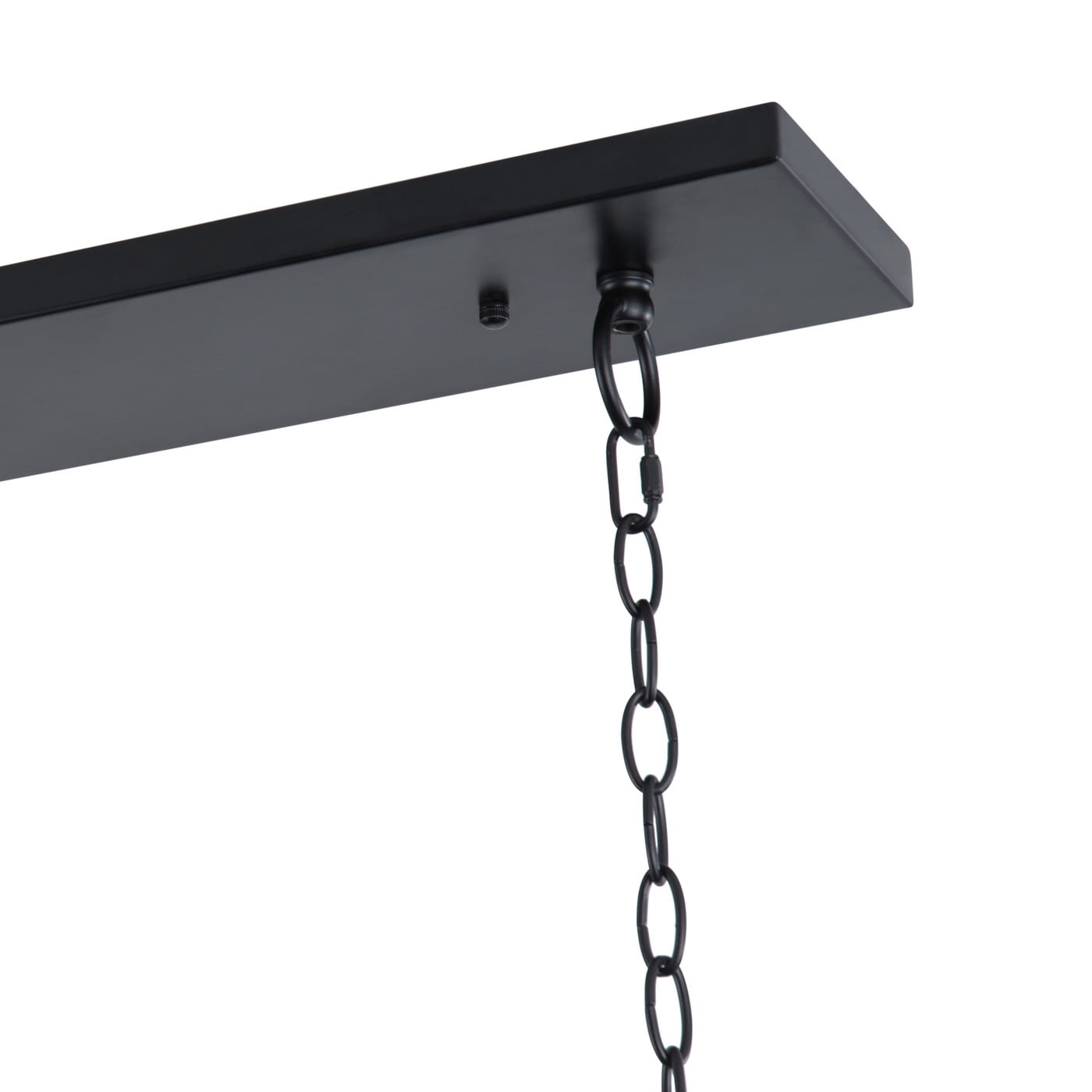 Aiwen Oversize Linear Pendant Light 6-Light Chandelier Ceiling Lamp Industrial Light Fixture