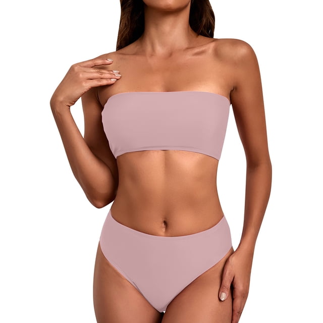 Haut de Poitrine Multicolore pour Femme Bikini Maillot de Bain S-TG