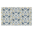 thumbnail image 2 of Ashton Nordic Pattern Kitchen Towels & Mat Set ( 3 Piece ) Fade Resistant, 2 of 3