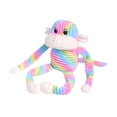 thumbnail image 2 of Juguete para Perro ZippyPaws Spencer Mono Crujiente de Peluche Arcoíris Grande, 2 of 8
