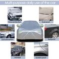 thumbnail image 3 of L XL XXL Sedan Car Full Cover Impermeable Plata Universal Durable L Zulema Funda universal para coche completo, 3 of 8