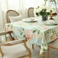thumbnail image 3 of Mantel Con Estampado Floral, Mantel Estampado Impermeable, Aceite-, 3 of 4