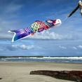 thumbnail image 2 of In the Breeze 5048 — Spectrum Koi Fishsock - Colorful Rainbow Koi Fish Windsock - 24-Inches, 2 of 3
