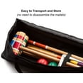 thumbnail image 3 of GSE Games & Sports Expert 6-Player Outdoor Yard Croquet Game Set with Wooden Mallets and Mutli-Color Croquet Ball. Great for Adults/Kids Family Gathering, Family Reunions, Party Game (Deluxe Set), 3 of 6